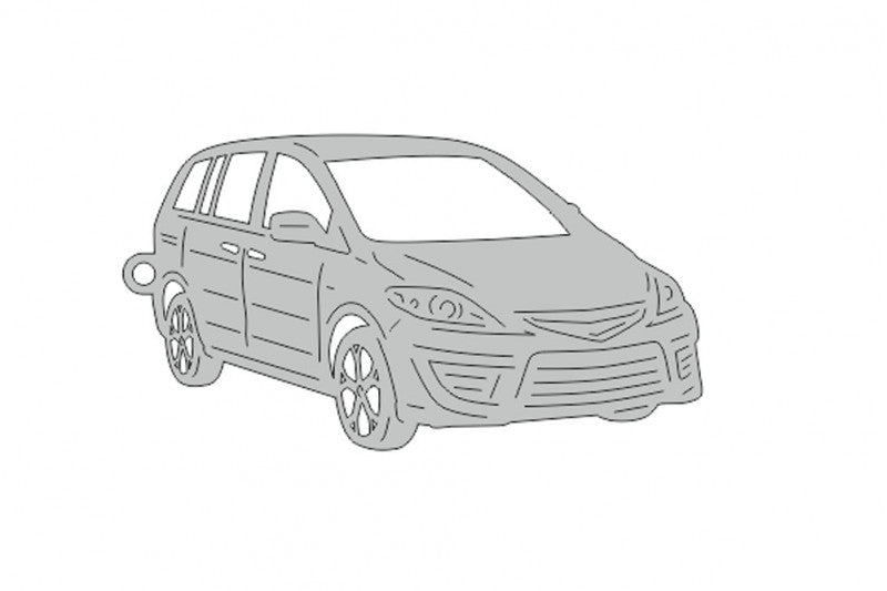 Car Keychain for Mazda 5 II 2010+ (type 3D) Keychains opdesign
