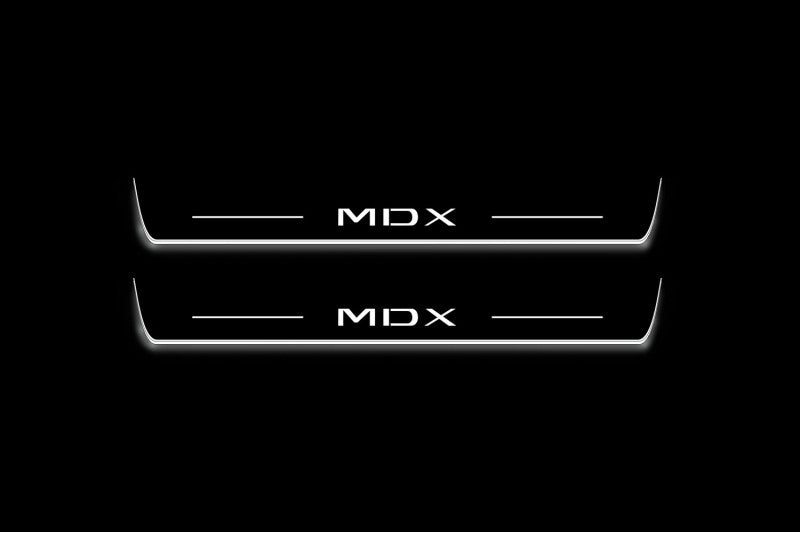 
Acura MDX IV 2021+ LED Door Sills With Logo MDX
