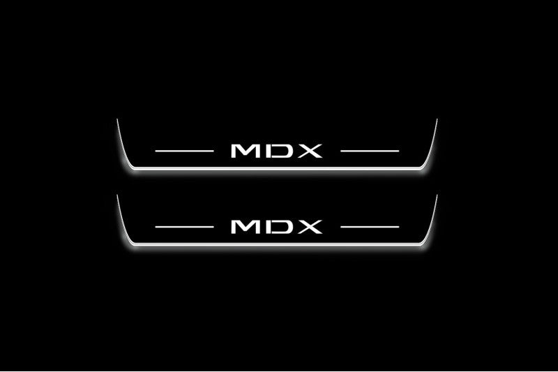 Acura MDX III 2013-2021 LED Door Sills PRO With Logo MDX