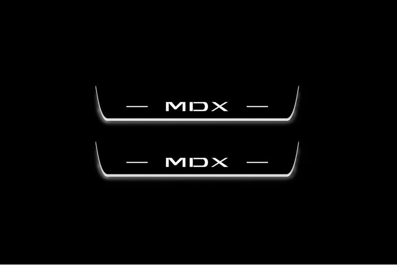 
Acura MDX IV 2021+ LED Door Sills With Logo MDX
