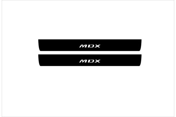 Acura MDX II 2006-2013 Led Door Sill Pro With Logo MDX (Premium Painting)