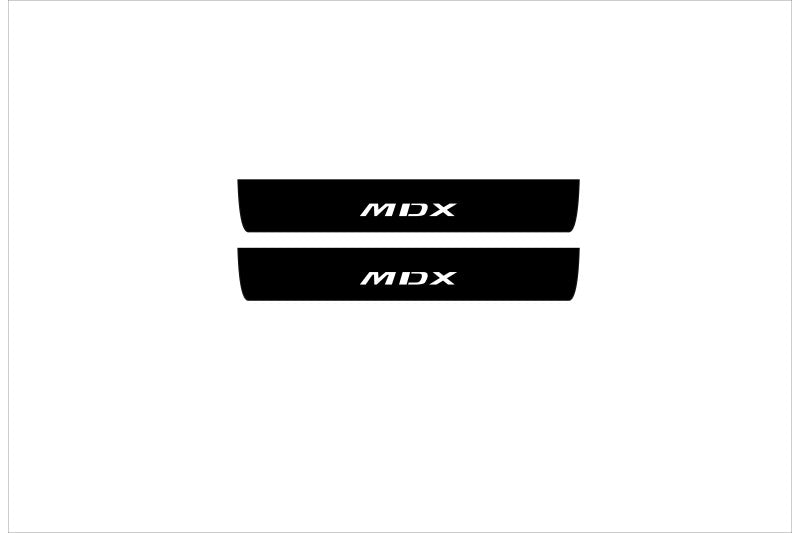 Acura MDX II 2006-2013 Led Door Sill Pro With Logo MDX (Premium Painting)