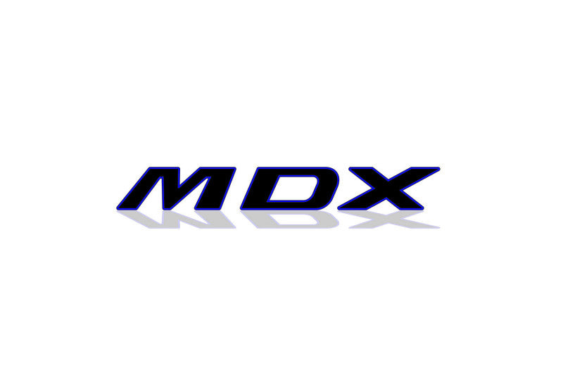 Acura MDX II 2006-2013 tailgate trunk rear 3D emblem with MDX logo (type MIXT) Acura emblems decoinfabric
