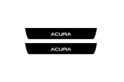 Acura MDX III 2013-2021 Led Door Sill Pro With Logo Acura (Premium Painting) Acura Led Door Sills PRO opdesign