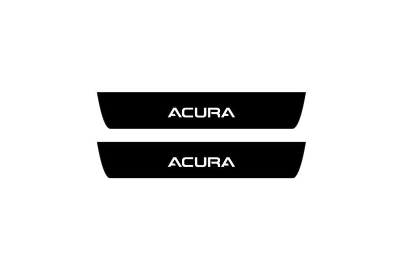 Acura MDX III 2013-2021 Led Door Sill Pro With Logo Acura (Premium Painting)