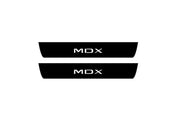 Acura MDX III 2013-2021 Led Door Sill Pro With Logo MDX (Premium Painting) Acura Led Door Sills PRO opdesign