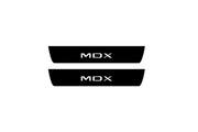 Acura MDX III 2013-2021 Led Door Sill Pro With Logo MDX (Premium Painting) Acura Led Door Sills PRO opdesign