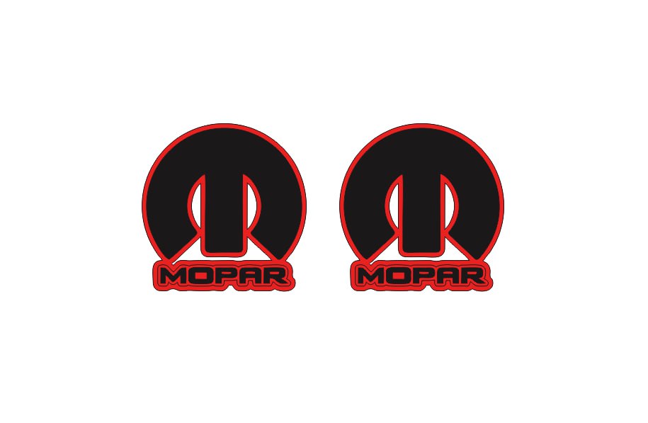 Chrysler Emblem & Badges set with Mopar logo (Type 7)