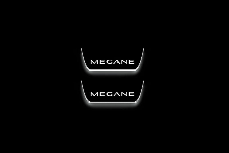 Renault Megane IV 2015+ Auto Door Sill Plates With Logo Megane
