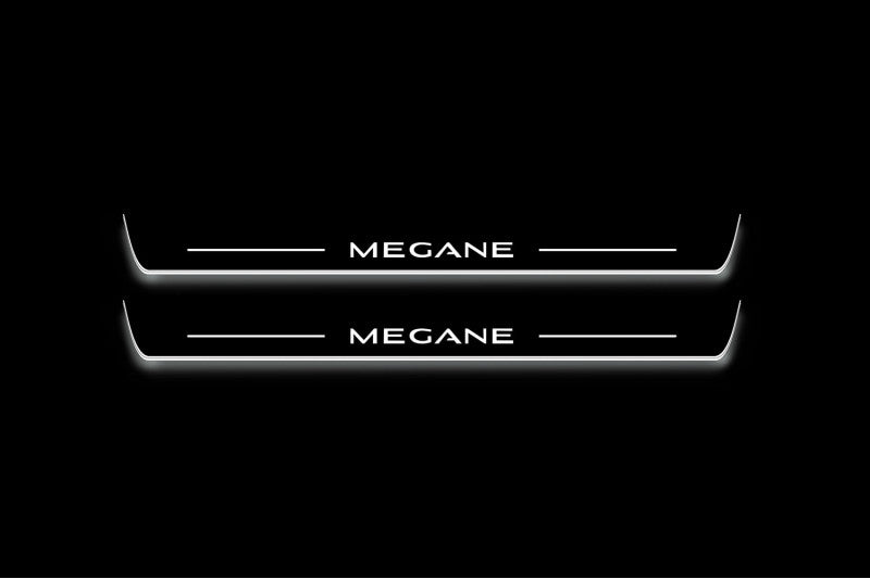 Renault Megane IV 2015+ Auto Door Sill Plates With Logo Megane