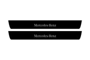 Mercedes G-Class W464 2018+ Led Door Sill Pro With Logo Mercedes-Benz (Premium Painting) Mercedes Led Door Sills PRO opdesign