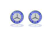 Colored Floor Mat Emblems for Mercedes – Add a Touch of Personality Car Mats Badges Decoin