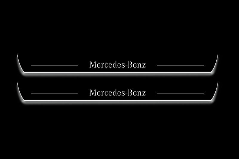Mercedes SLK-Class R171 2004-2011 Car Door Sill With Logo Mercedes-Benz