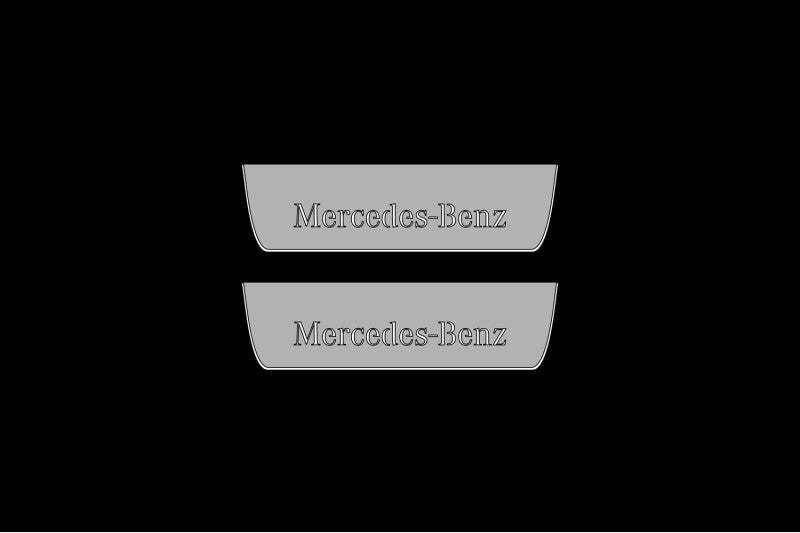 Mercedes EQE SUV 2022+ LED Door Sills PRO With Logo Mercedes-Benz Mercedes Led Door Sills opdesign