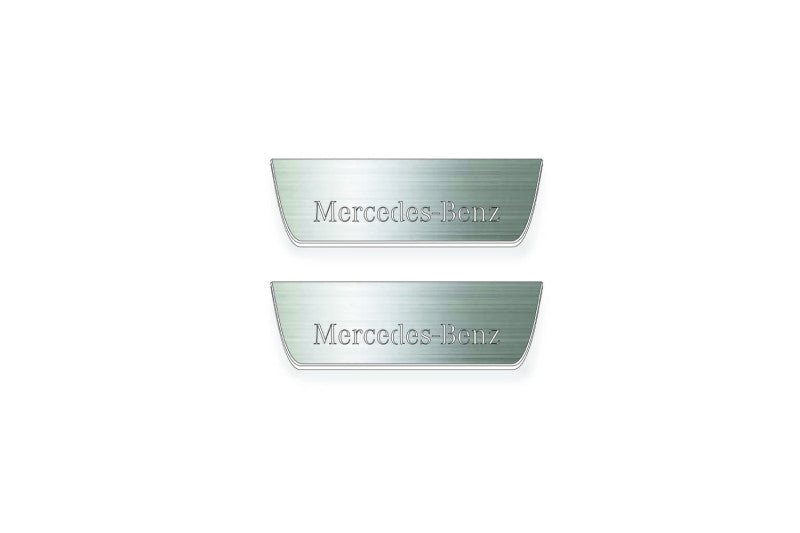 Mercedes G-Class W464 2018+ LED Door Sills PRO With Mercedes-Benz Logo
