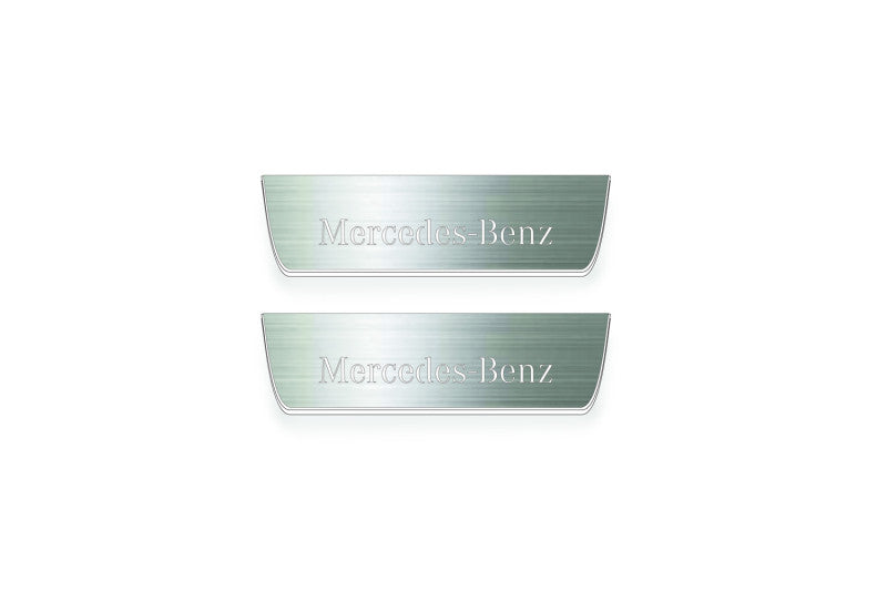 Mercedes EQE SUV X294 2022+ LED Door Sills PRO With Logo Mercedes-Benz