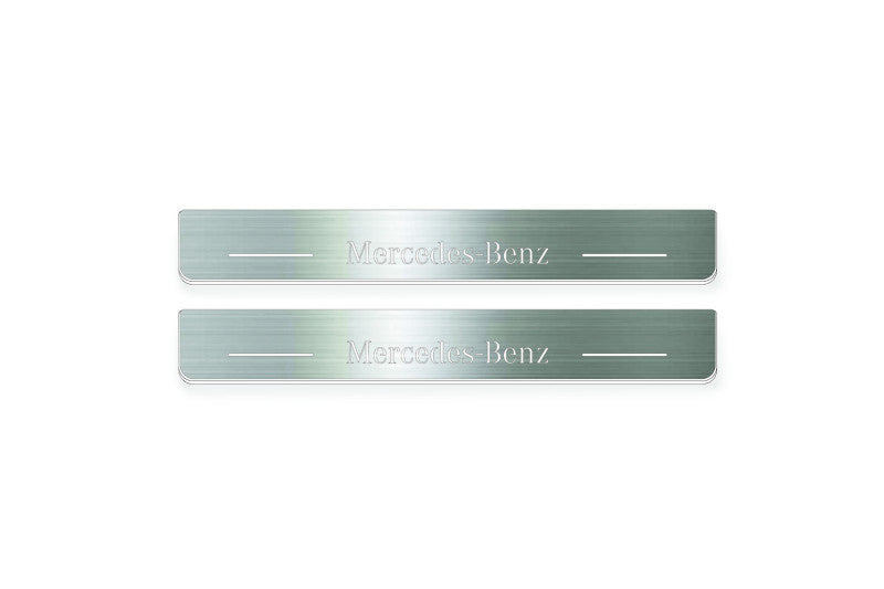 Mercedes C-Class W206 2021+ Car Door Sill With Logo Mercedes-Benz