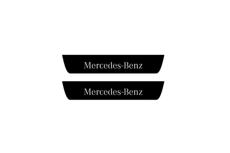 Mercedes S-Class W223 2020+ Led Door Sill Pro With Logo Mercedes-Benz (Premium Painting)