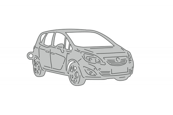 Car Keychain for Opel Meriva B 2010-2017 (type 3D) - decoinfabric
