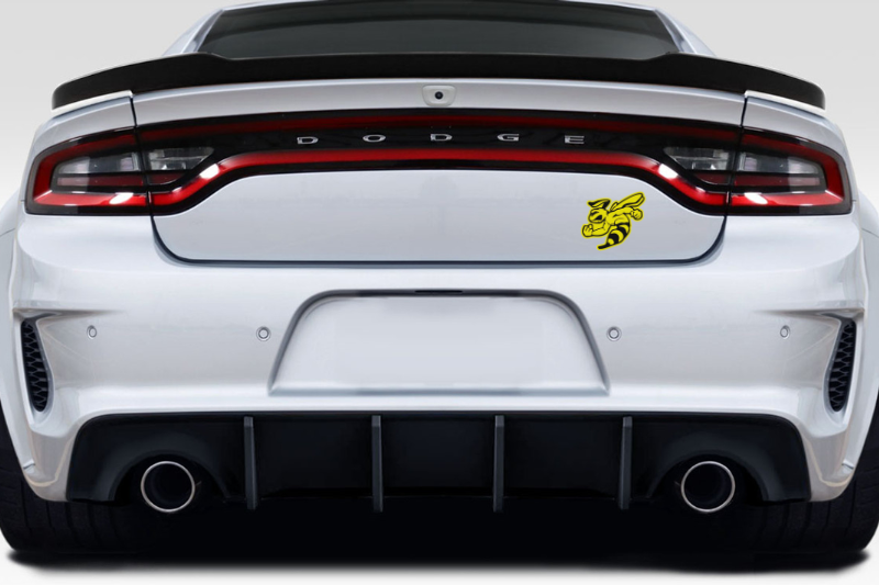 Dodge Emblem & Badges set with murdeR horneT logo (Type 3) Dodge emblems decoinfabric