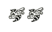 Dodge Emblem & Badges set with murdeR horneT logo (Type 3) Dodge emblems decoinfabric BLACK WHITE