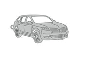 Car Keychain for Lincoln MKT 2010-2019 (type 3D) Keychains opdesign