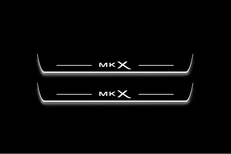 Lincoln MKX II 2016-2018 LED Door Sills PRO With Logo MKX