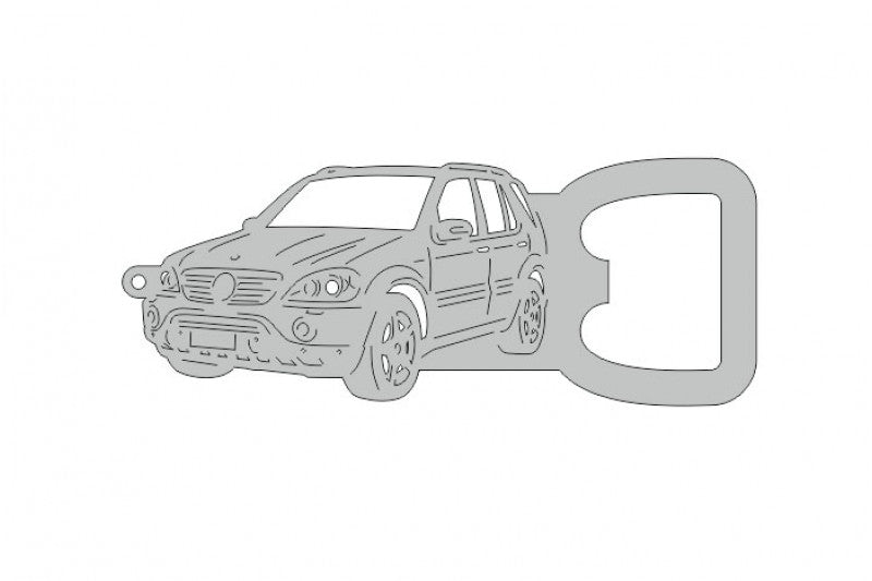 Keychain Bottle Opener for Mercedes ML-Class W163 1997-2005 Keychains opdesign