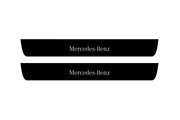 Mercedes GL X164 2006-2012 Led Door Sill Pro With Logo Mercedes-Benz (Premium Painting) Mercedes Led Door Sills PRO opdesign