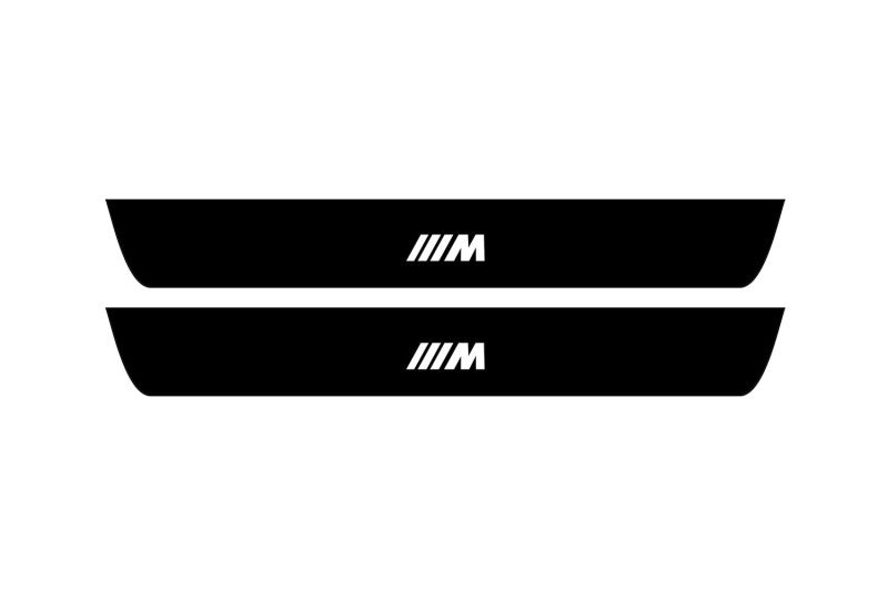 BMW 5 G30 2017-2023 Led Door Sill Pro With Logo ///M (Premium Painting) BMW Led Door Sills PRO opdesign