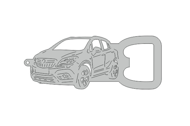 Keychain Bottle Opener for Opel Mokka I 2012-2019 Keychains opdesign