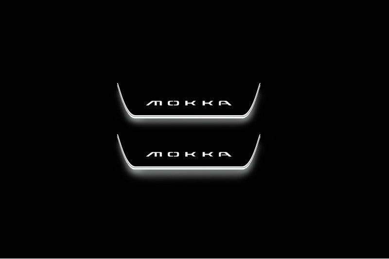 Opel Mokka II 2020+ Led Door Sills With Logo Mokka