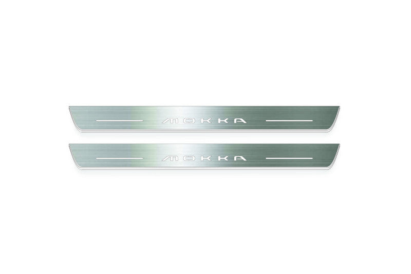 Opel Mokka II 2020+ Led Door Sills With Logo Mokka