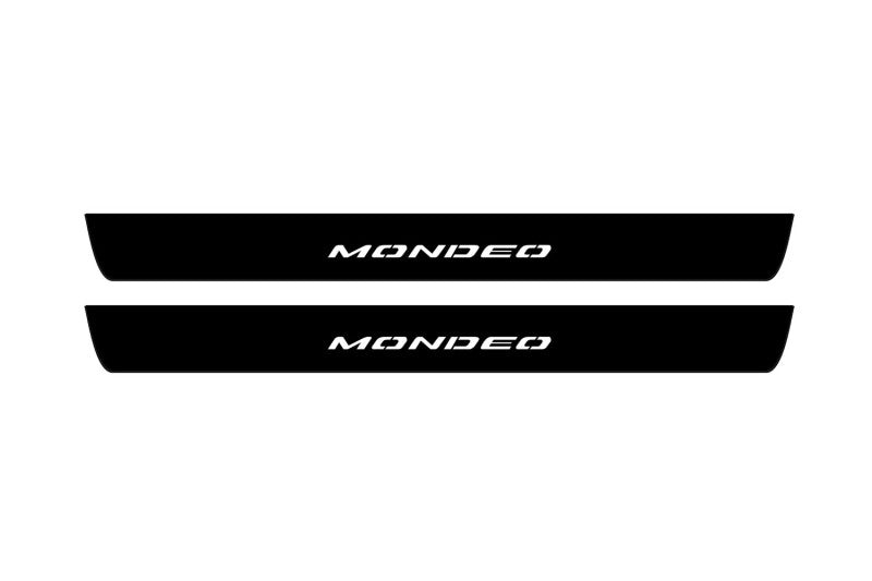 Ford Mondeo V 2014+ Led Door Sill Pro With Logo Mondeo (Premium Painting)