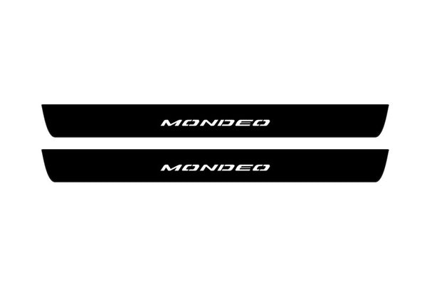 Ford Mondeo V 2014+ Led Door Sill Pro With Logo Mondeo (Premium Painting)