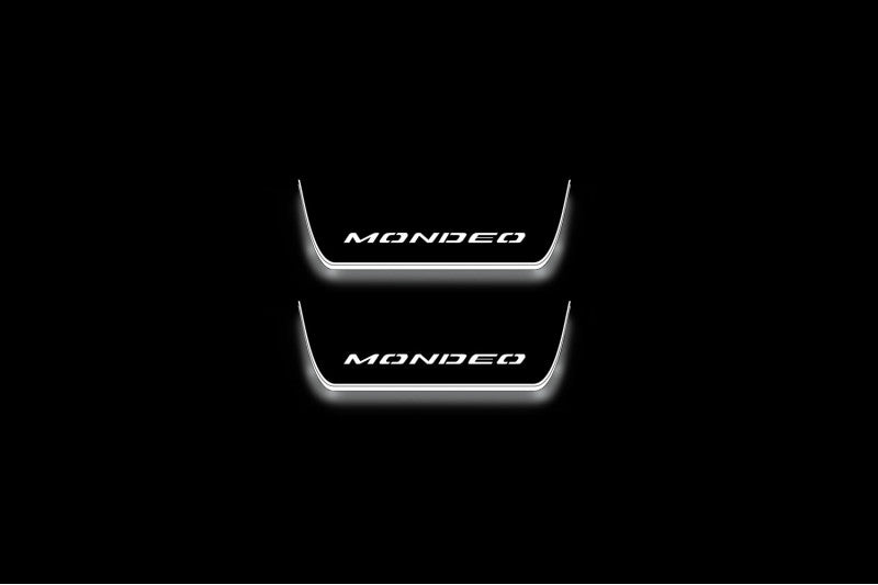 Ford Mondeo V 2014+ Auto Door Sills With Logo Mondeo Ford Led Door Sills
