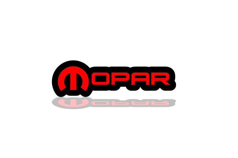 Jeep Illuminated LED Radiator Grille Emblems and Badges with Mopar (type 2) logo Jeep Led Emblems decoinfabric