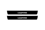 Dodge Durango III 2011+ Led Door Sill Pro With Logo Mopar (Premium Painting) Dodge Led Door Sills PRO opdesign