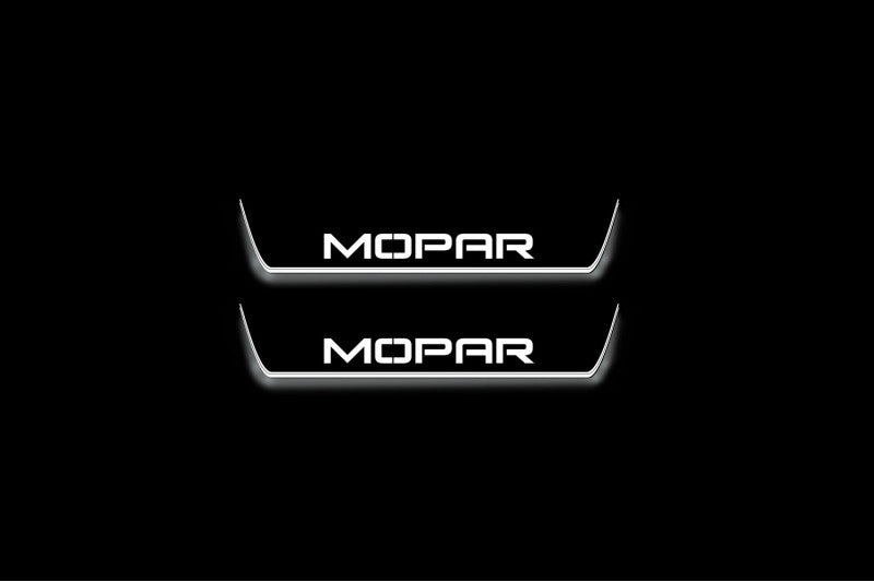 Dodge Charger 2011+ Car Light Sill With Logo MOPAR (Type 2)