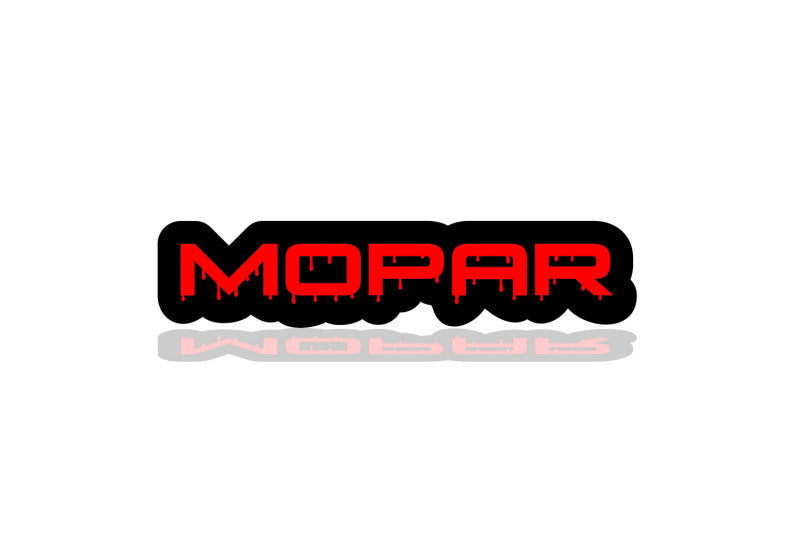 Chrysler Illuminated LED Radiator Grille Emblems and Badges with Mopar Blood logo Chrysler Led Emblems decoinfabric