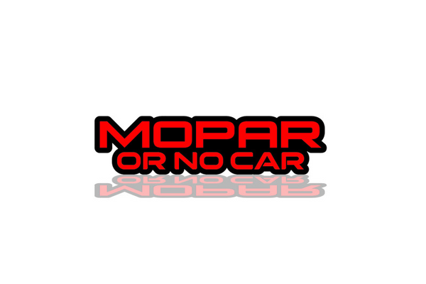 DODGE Radiator grille emblem with Mopar or No Car logo