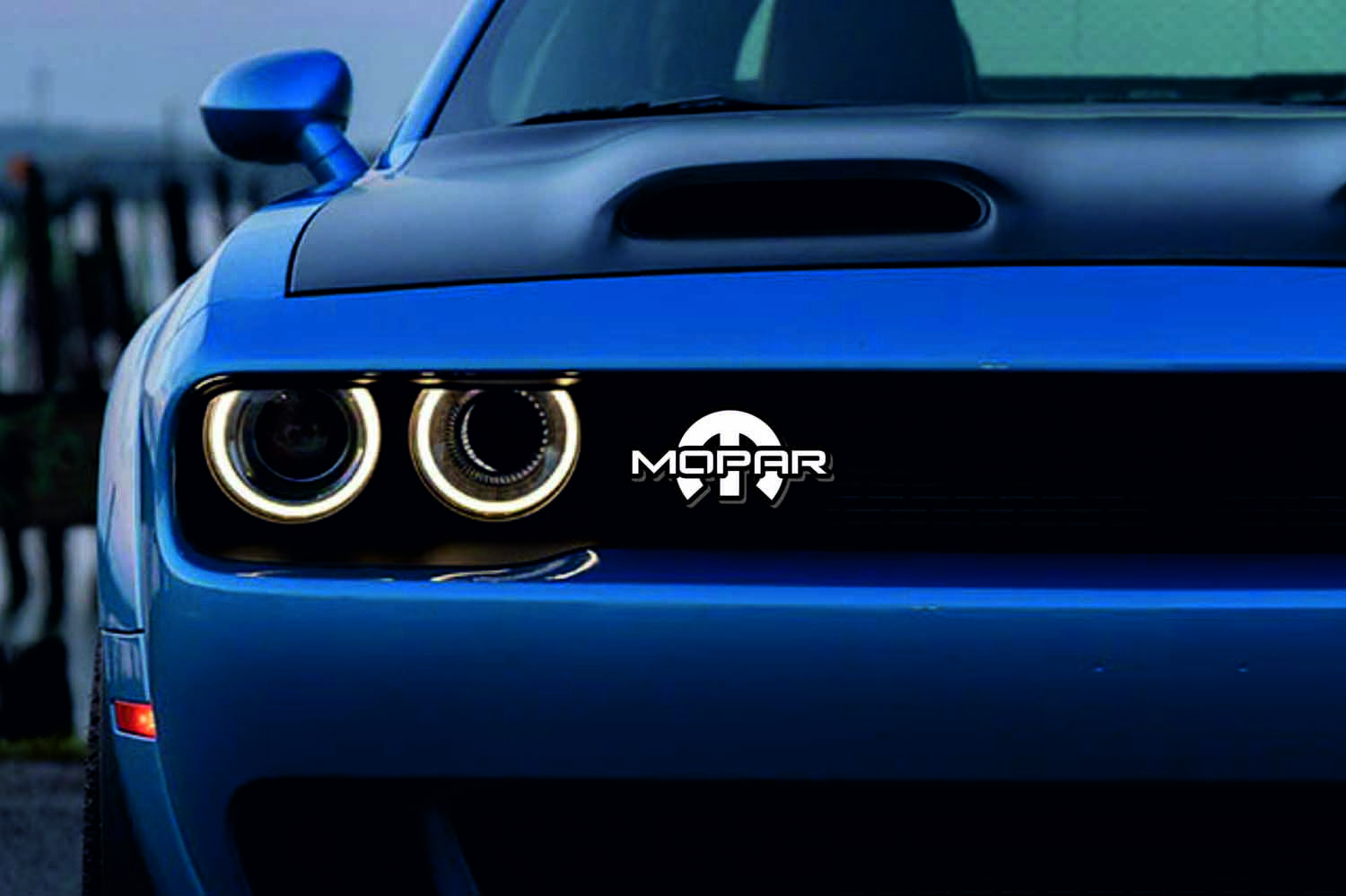 DODGE Kühlergrill-Emblem mit R/T-Logo