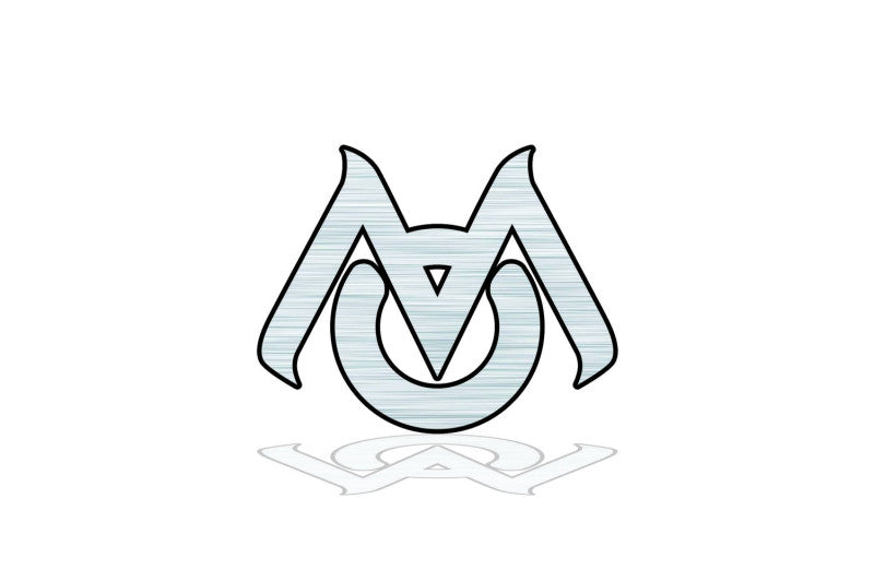 Chrysler tailgate trunk rear 3D emblem with Mopar logo (type MIXT) Chrysler emblems decoinfabric