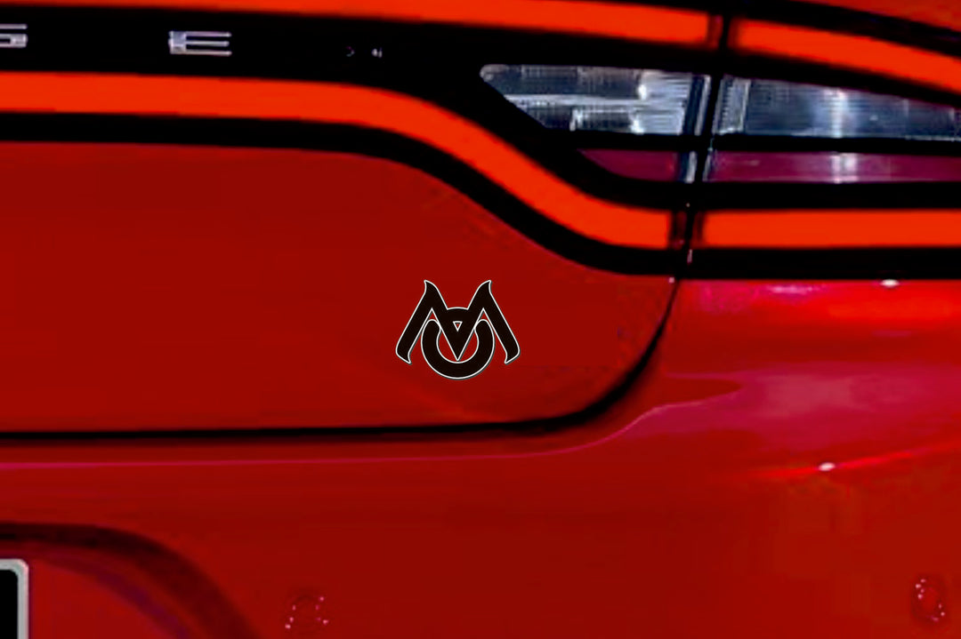 Chrysler tailgate trunk rear 3D emblem with Mopar logo (type MIXT) Chrysler emblems decoinfabric