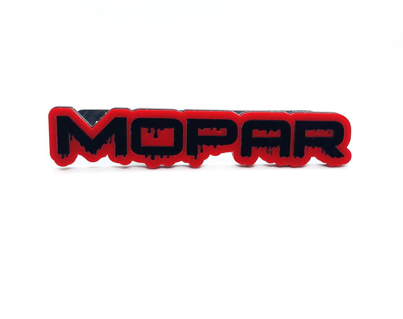 DODGE Radiator grille emblem with Mopar Blood logo - decoinfabric