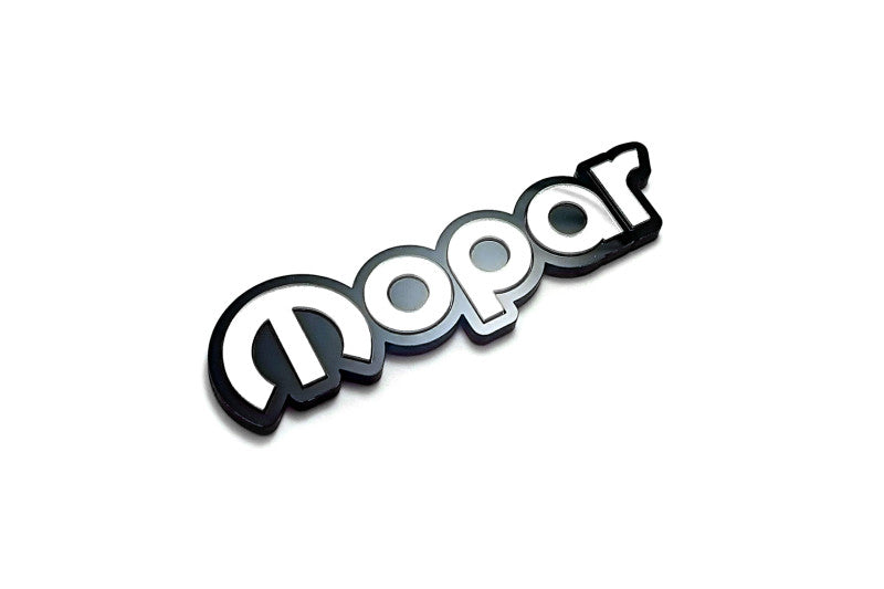 Jeep tailgate trunk rear emblem with Mopar logo (type 7)