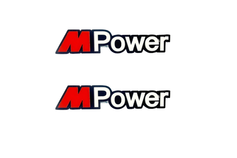 BMW Emblem & Badges set with M Power logo (Type 2)