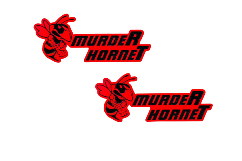 Dodge Emblem & Badges set with murdeR horneT logo (Type 2) Dodge emblems decoinfabric