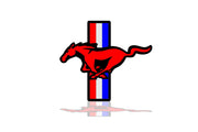 Ford Mustang Emblem & Badges set with Mustang Horse logo (Type 2) Ford emblems decoinfabric
