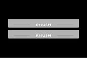 Ford Mustang VII 2023+ Illuminated LED Door Sill Plates With Roush Logo Ford Led Door Sills opdesign